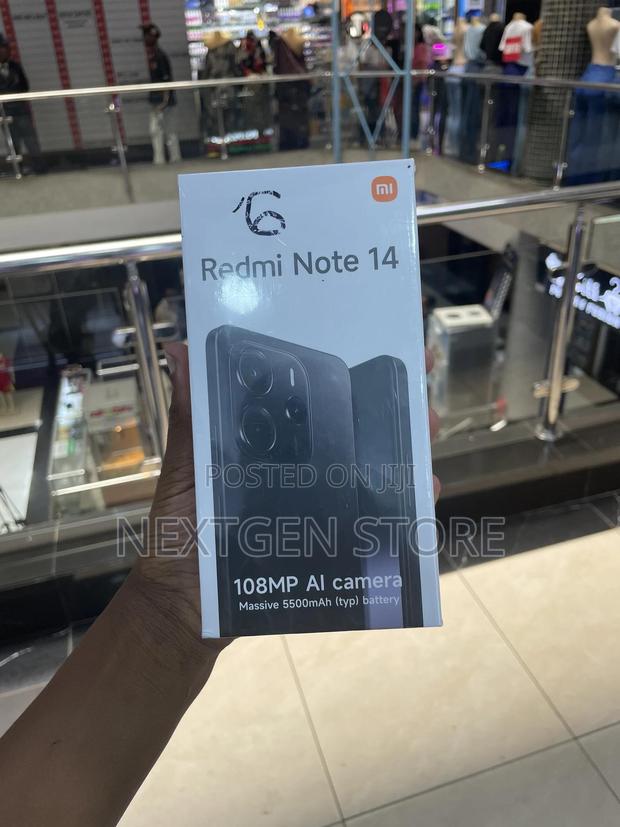 New Xiaomi Redmi Note 14 256 GB Black - main view