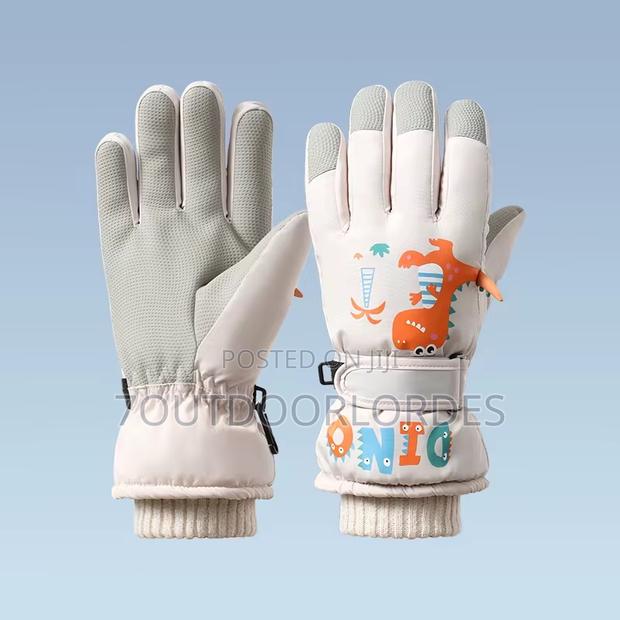 5-10 Yrs Outdoor Sking Cycling Kids Winter Gloves - thumbnail 2