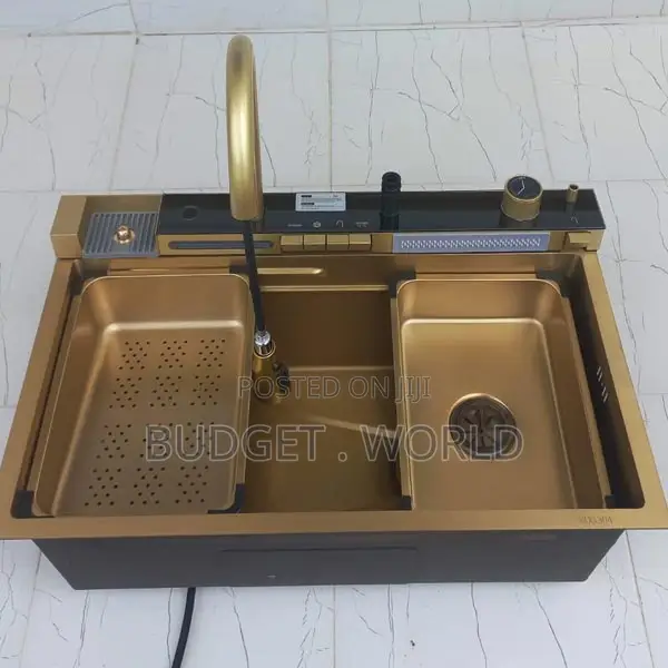 New Gold High Quality Multifunction Modern Smart Sink