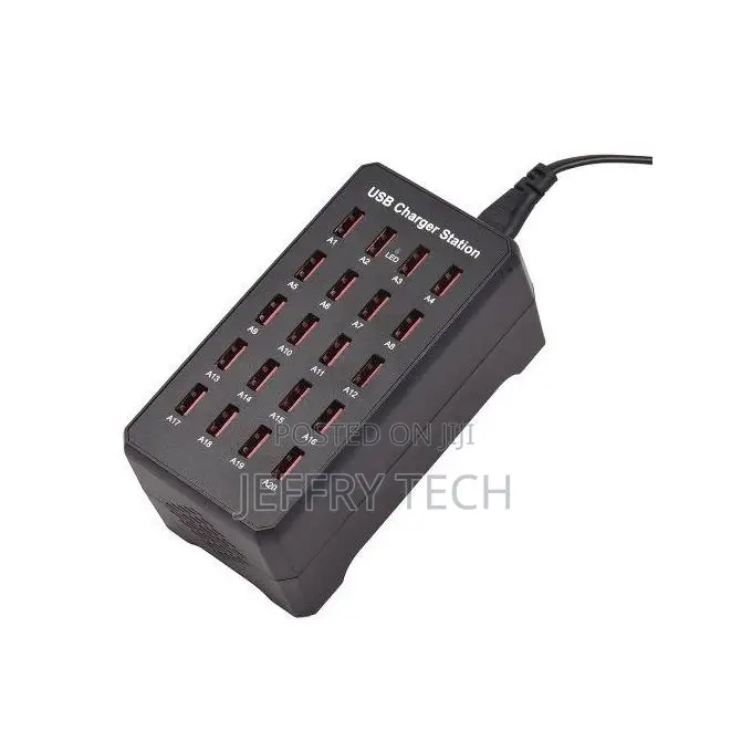 Usb Charger Block Multiple Ports 20port 100w Smart Usb