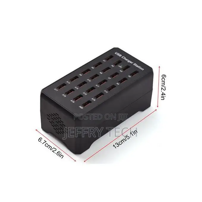 Usb Charger Block Multiple Ports 20port 100w Smart Usb