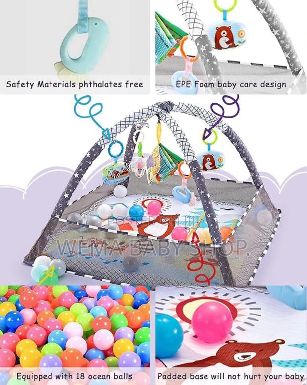 Baby Activity Gym Foldable Play Mat - thumbnail 4