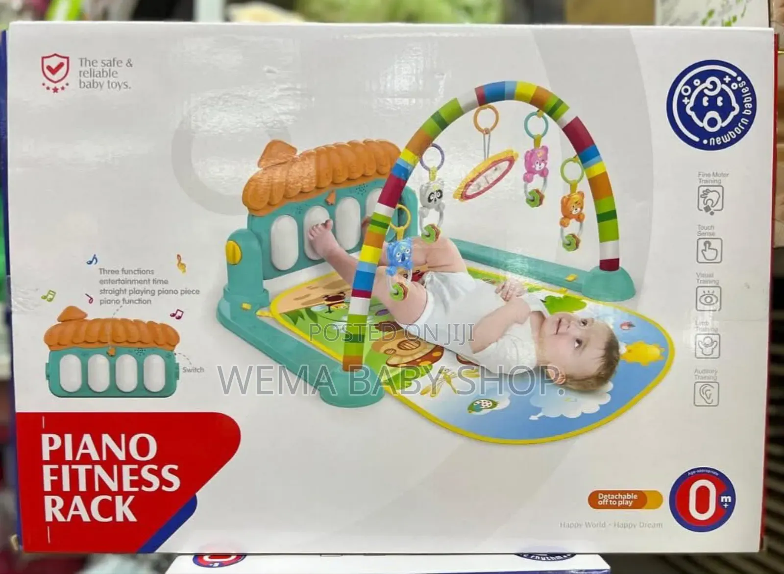 Baby Playing Piano Fitness/Gym Mat
