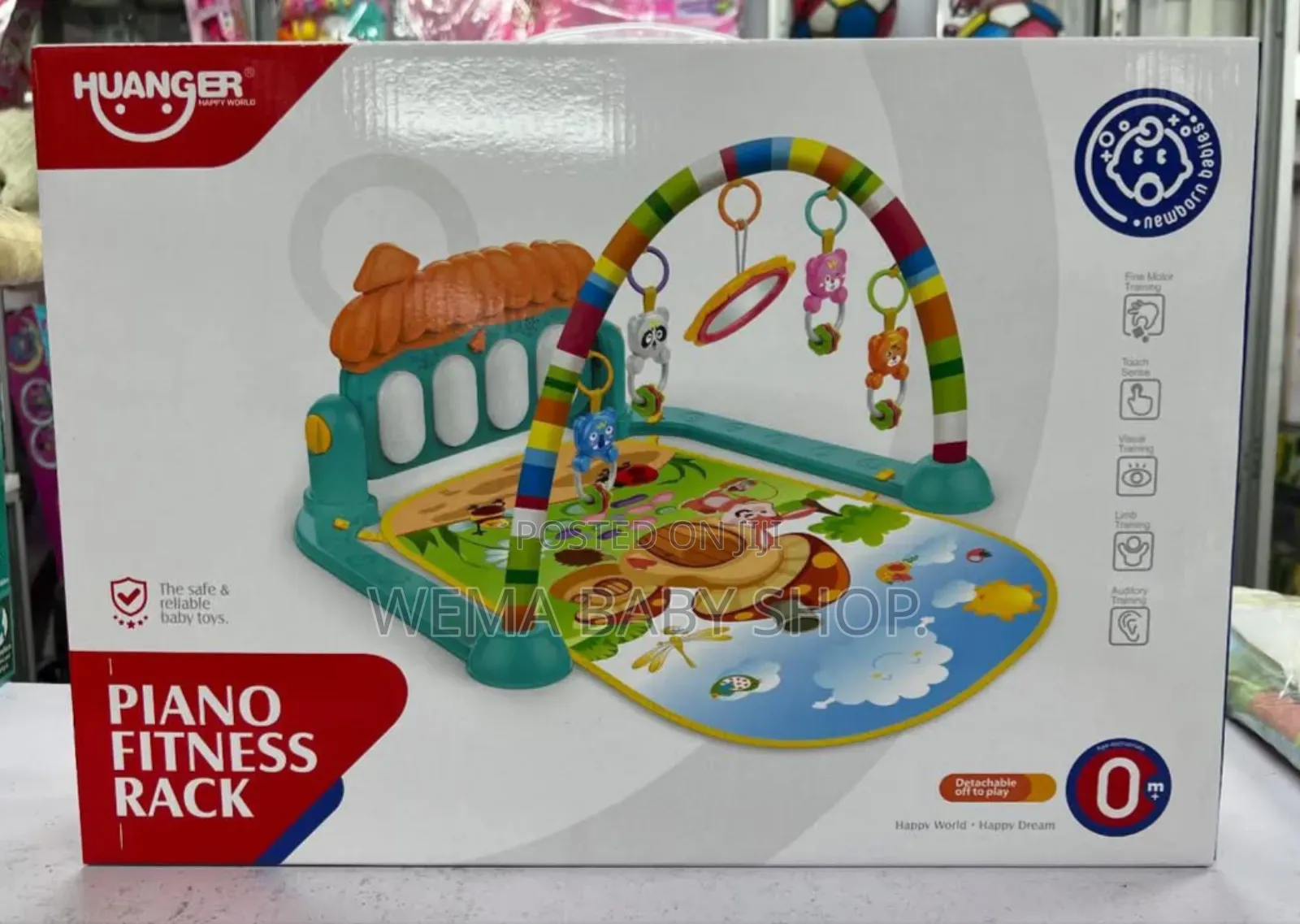 Baby Playing Piano Fitness/Gym Mat