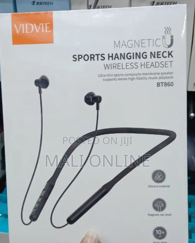 Vidvie Bt860 Wireless Neckband Earphones Built