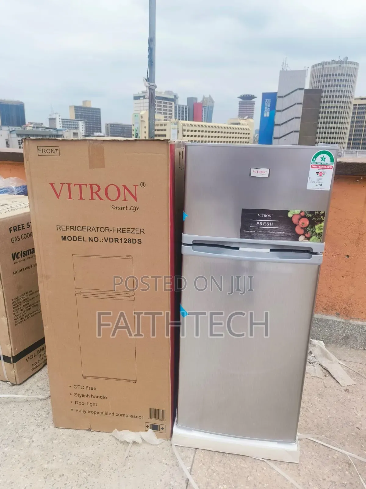 Vitron 125litres Double Door Refrigerator