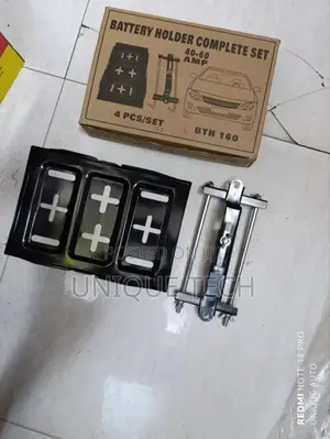 Universal Battery Holder Kit / Tray + Clamp Bracket