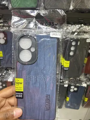 Zorsome Tecno Camon 19 Leather Case With Silicone Bumper