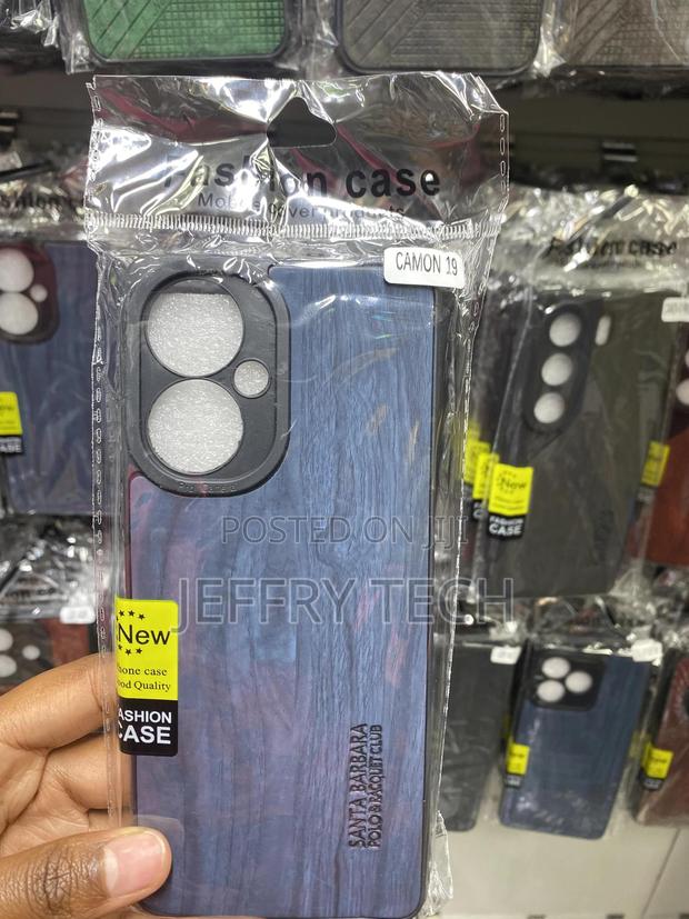 Zorsome Tecno Camon 19 Leather Case With Silicone Bumper - main view