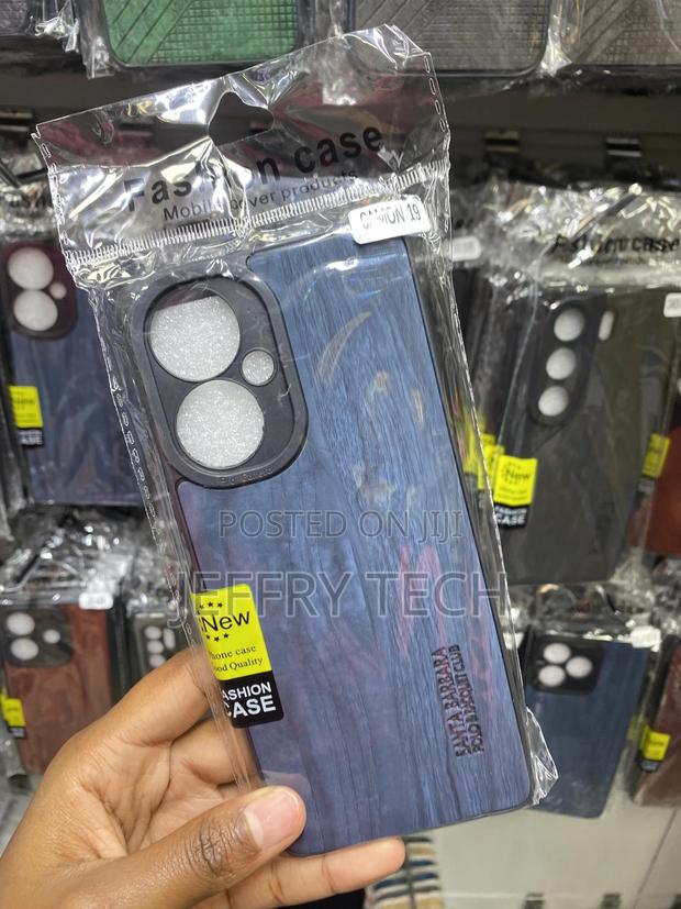 Zorsome Tecno Camon 19 Leather Case With Silicone Bumper - thumbnail 2