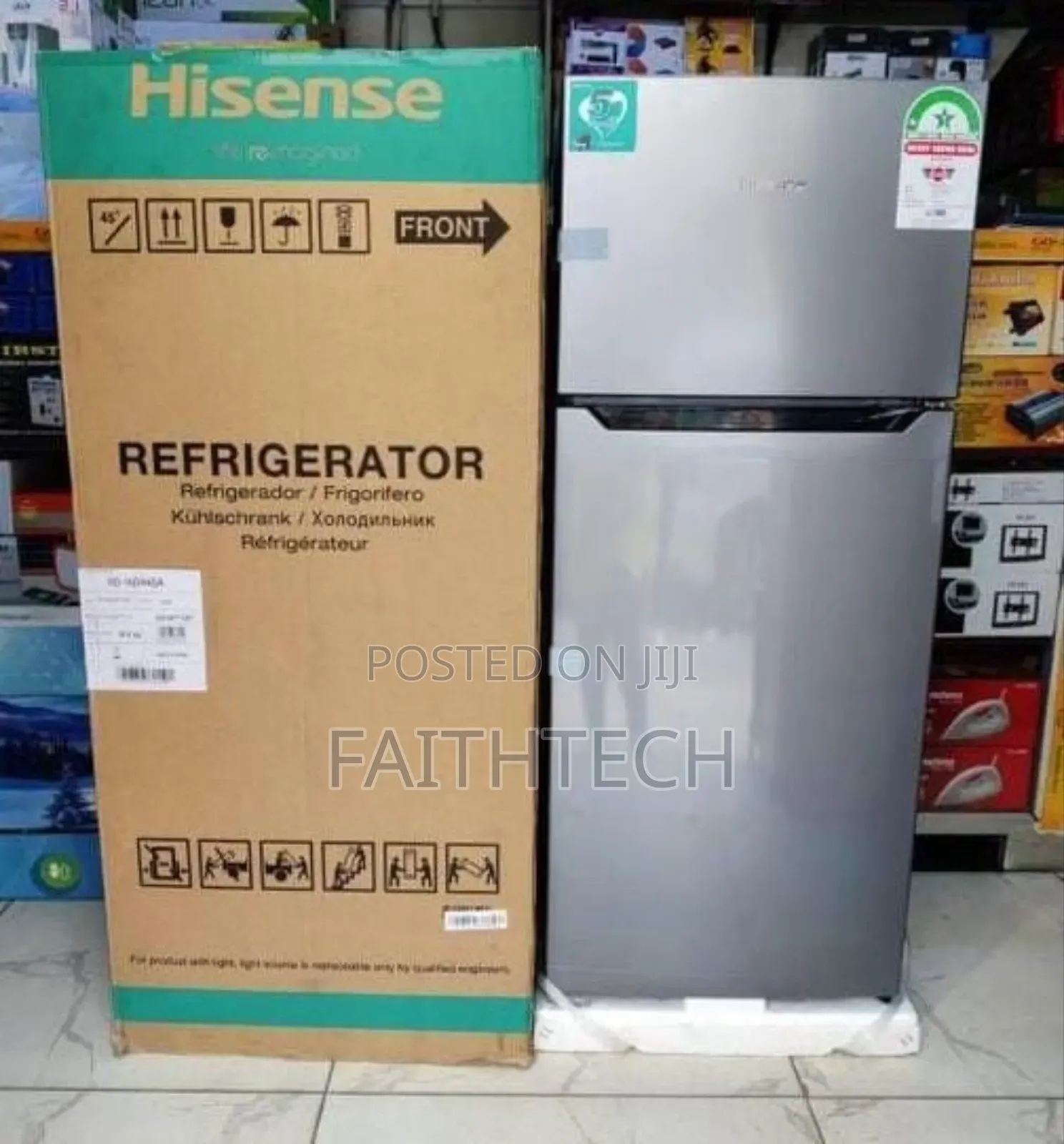 *Hisense Fridge Double* *Door 120litres