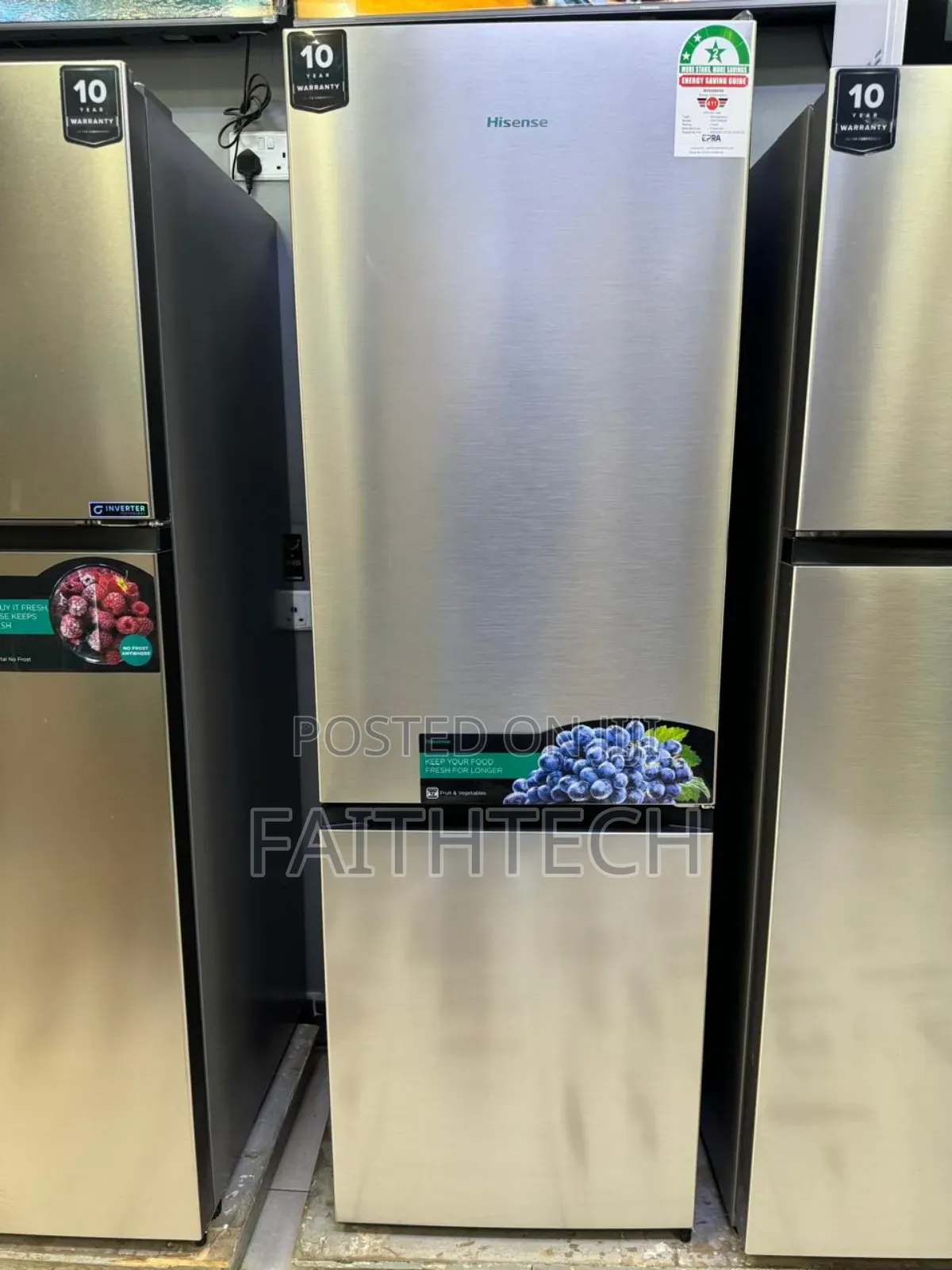 *Hisense Bottom Loader Refrigerator/Fridge 292litres