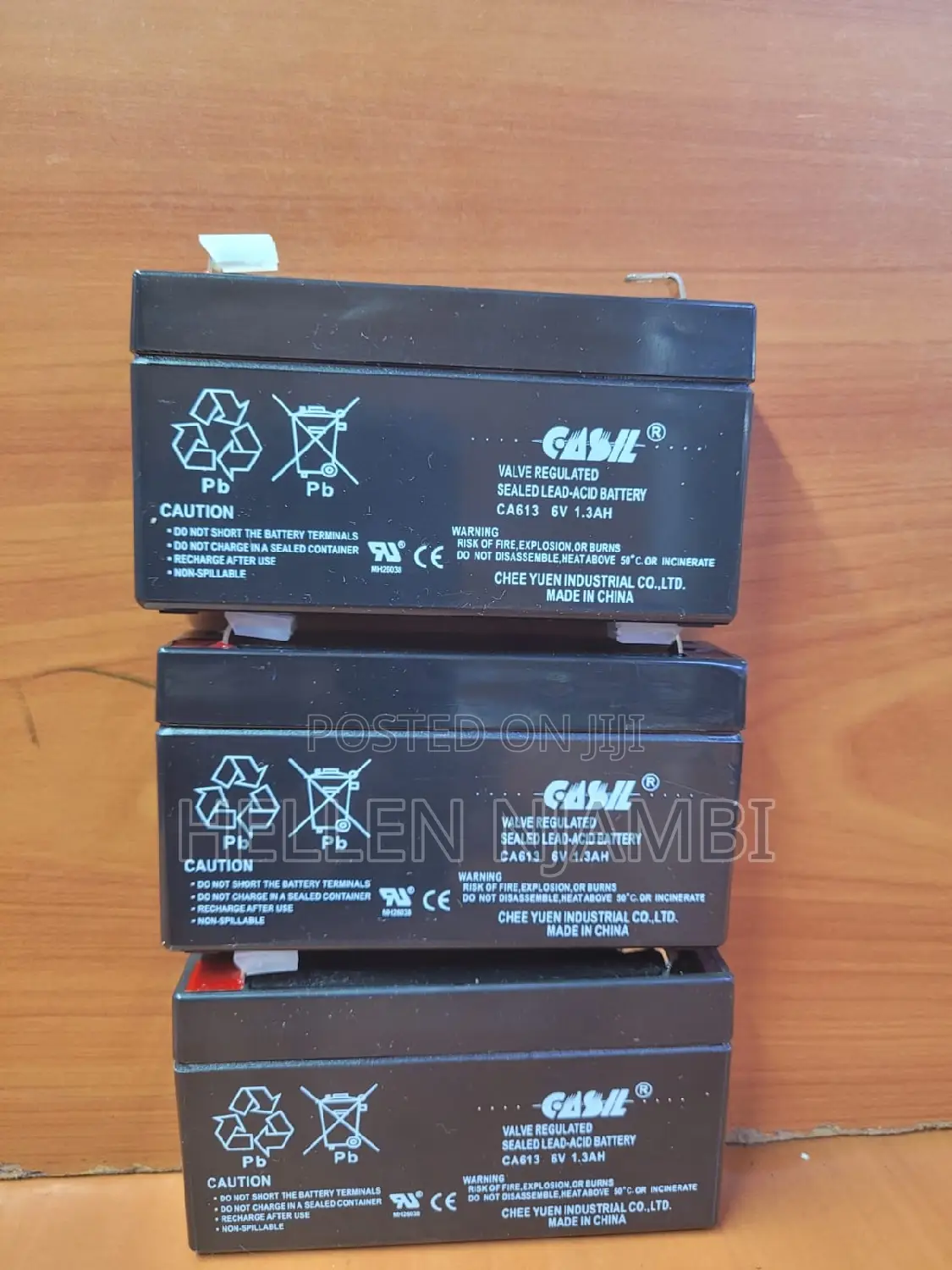 6v 1.3ah Battery for 500kg Crane Scale