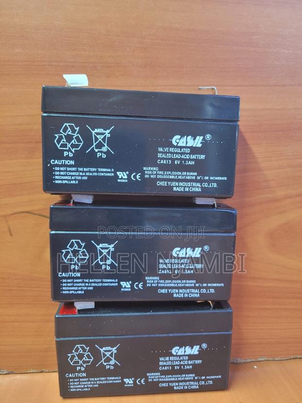 6v 1.3ah Battery for 500kg Crane Scale - main view