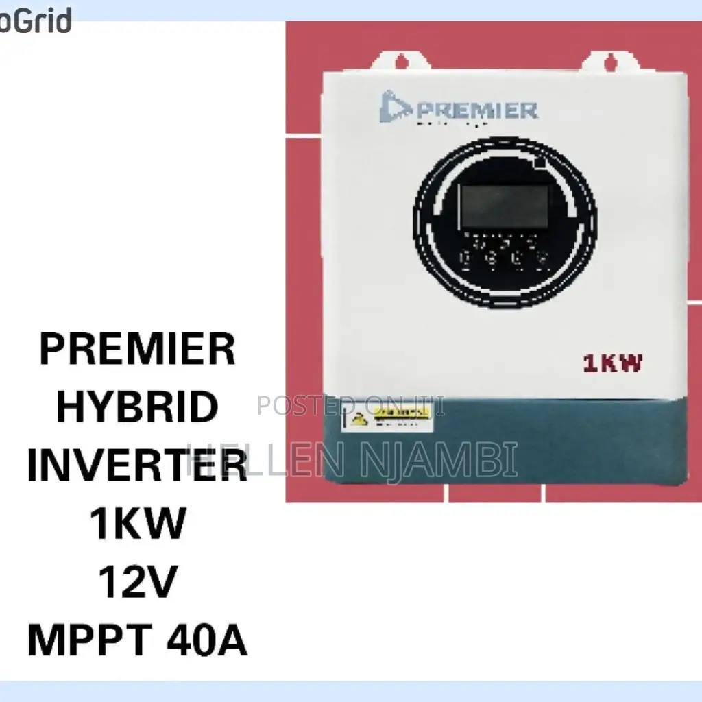 Premier 1kw 12v MPPT 40a Hybrid Inverter