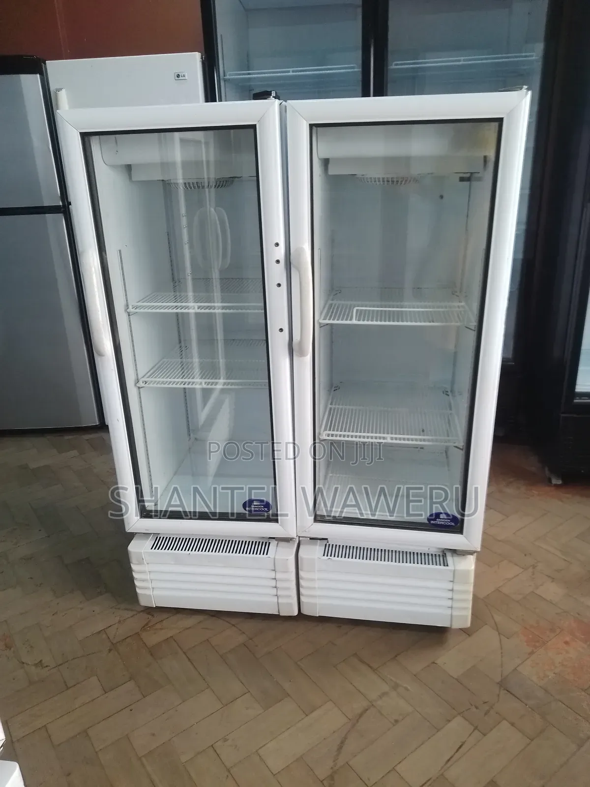 Clean Clear White Display Fridge