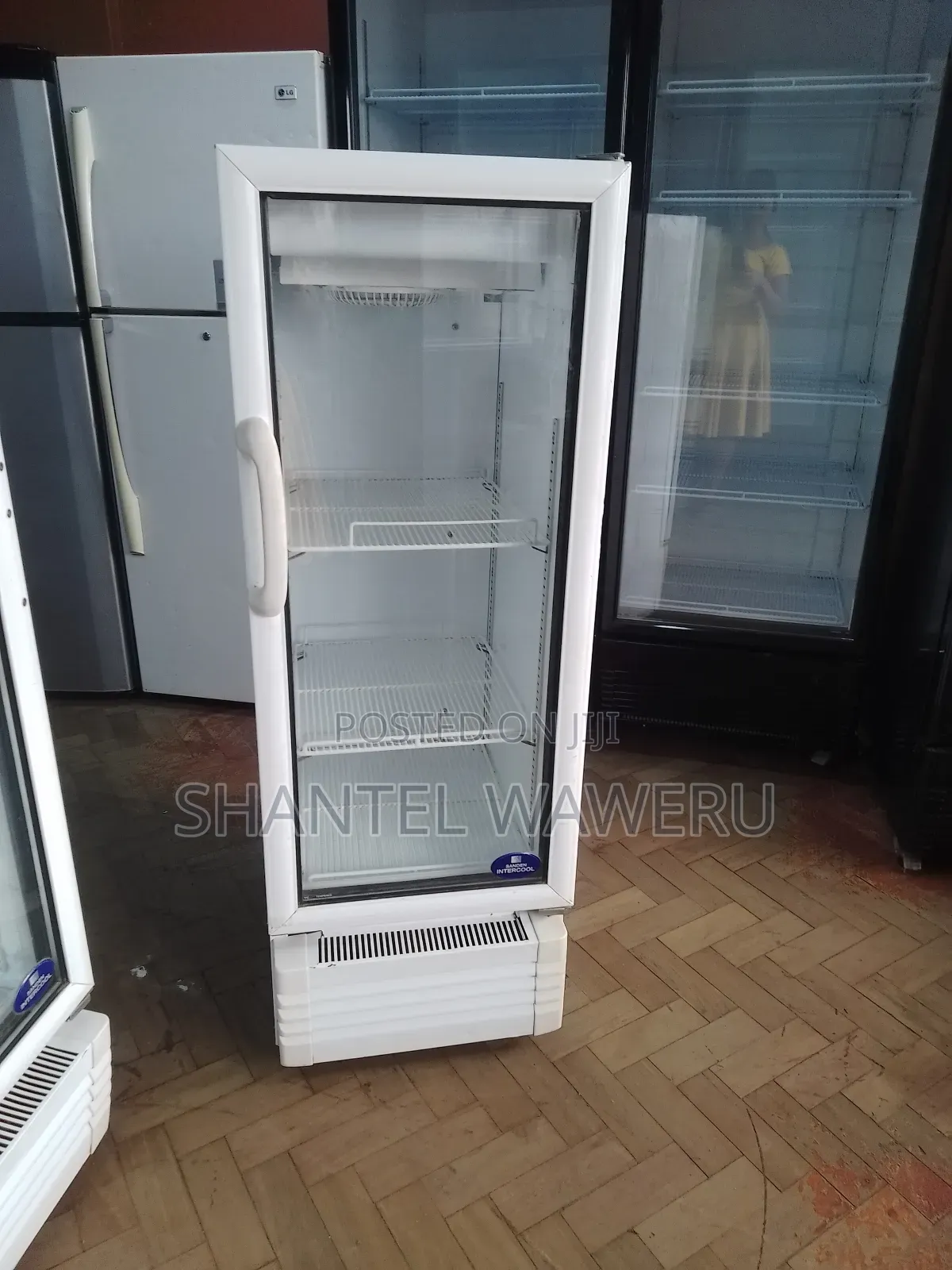 Clean Clear White Display Fridge