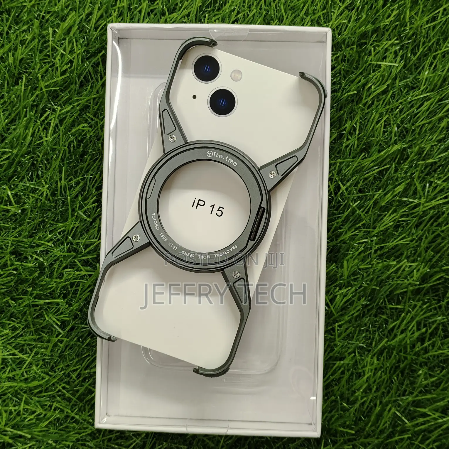 iPhone 15 14 13 Aluminium Frameless Shockproof Phone Cas