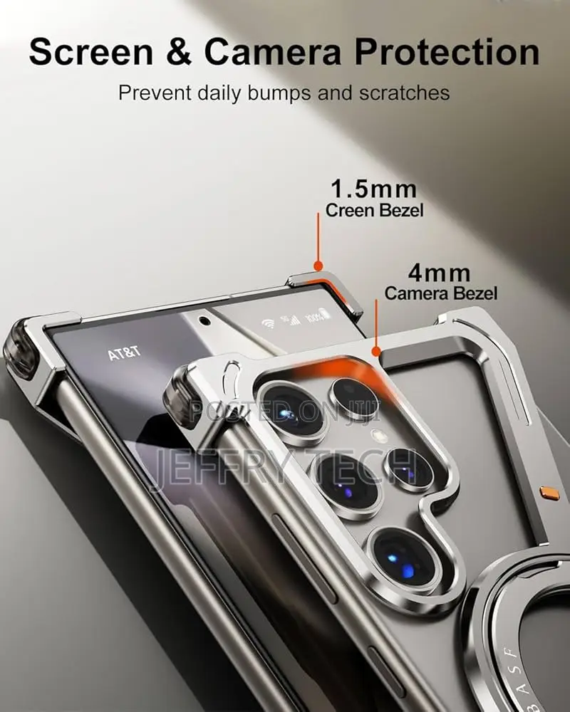Budget Luxury Z Metallic Cover for Samsung Galaxy S24 Ultra