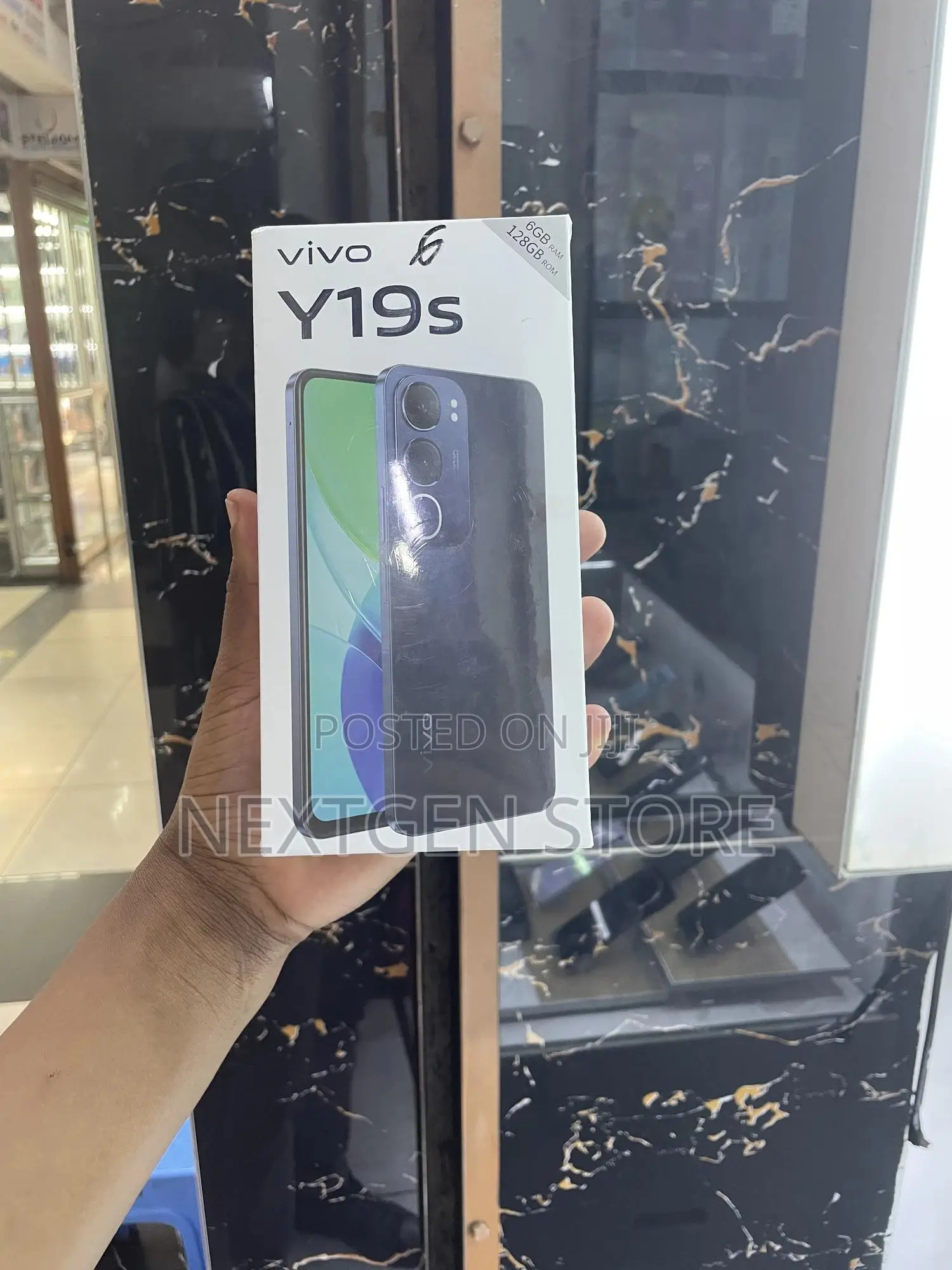 New Vivo Y19 128 GB Black