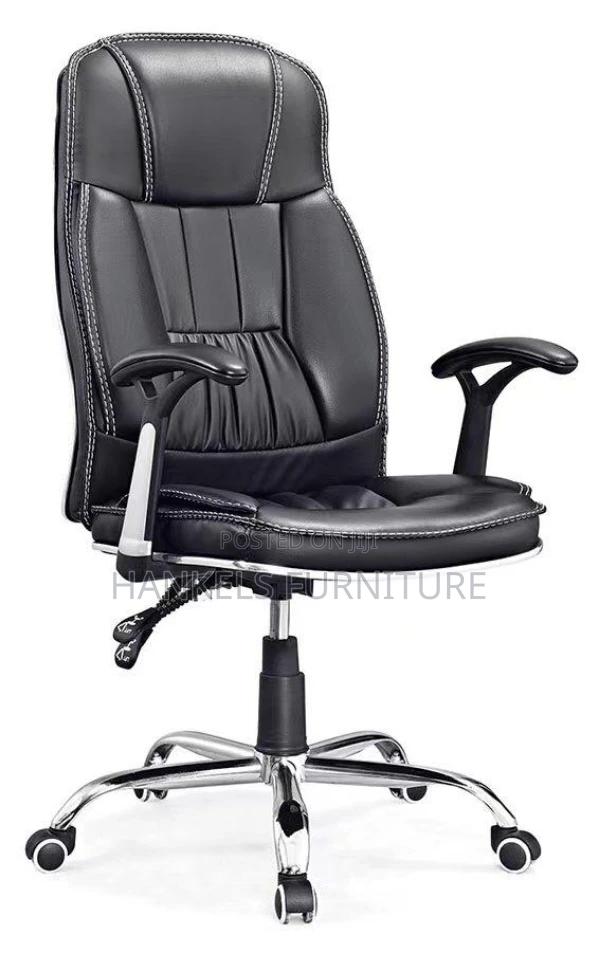 Office Chair Leather-Black