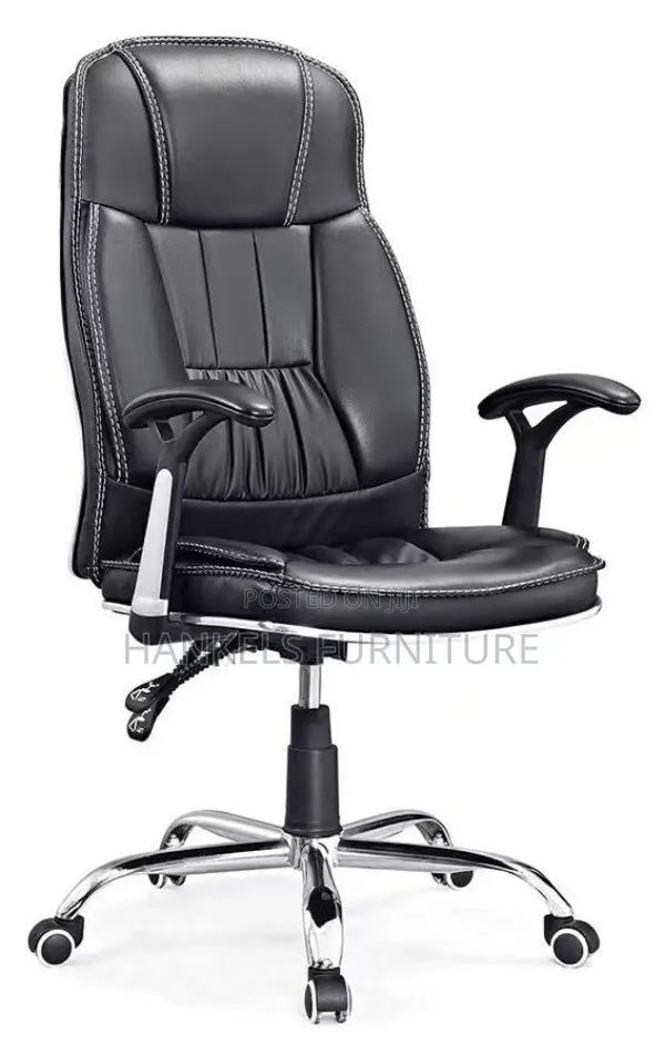 Office Chair Leather-Black