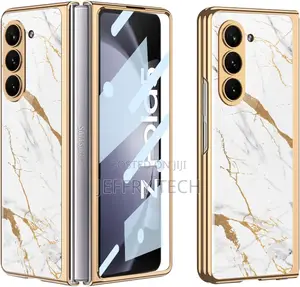 Samsung Galaxy Z Fold 5 5g and Z Fold 6 5g Marble Gold Elect