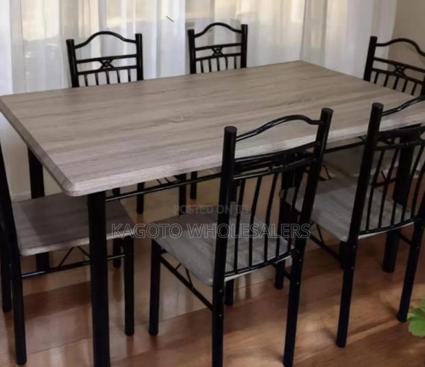 Brown 6 Sitter Dinning Table