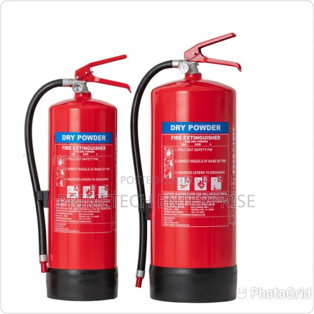 6 Kilogram Dry Powder Fire Extinguisher - main view