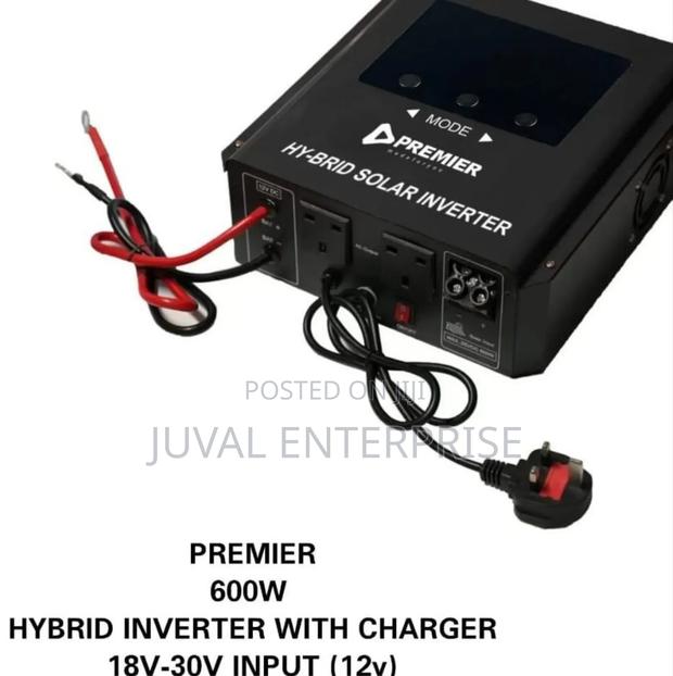 Premier 600w Hybrid Inverter With Charger 18v-30v Input 12v
