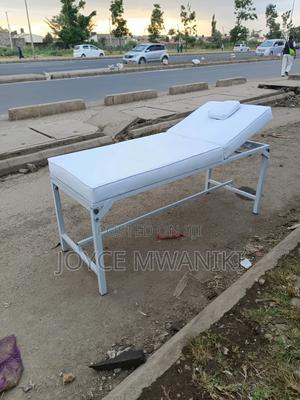 White Plain Foldable Massage Bed , - thumbnail 2