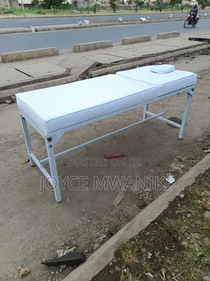 White Plain Foldable Massage Bed ,