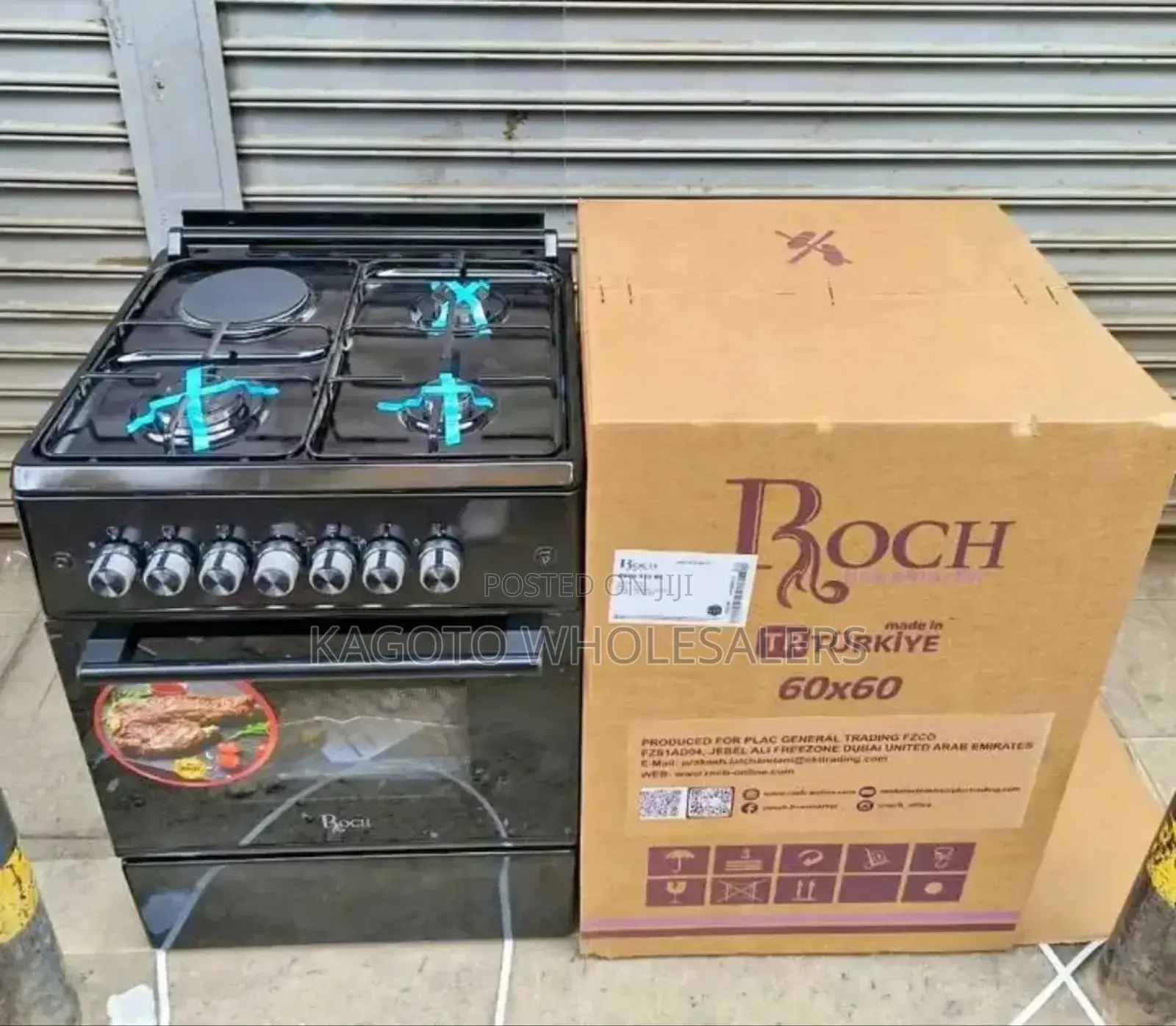 Roch 3+1 60 by 60 Standing Cooker