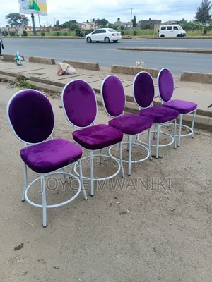Manicure Seats, Purple/ White 