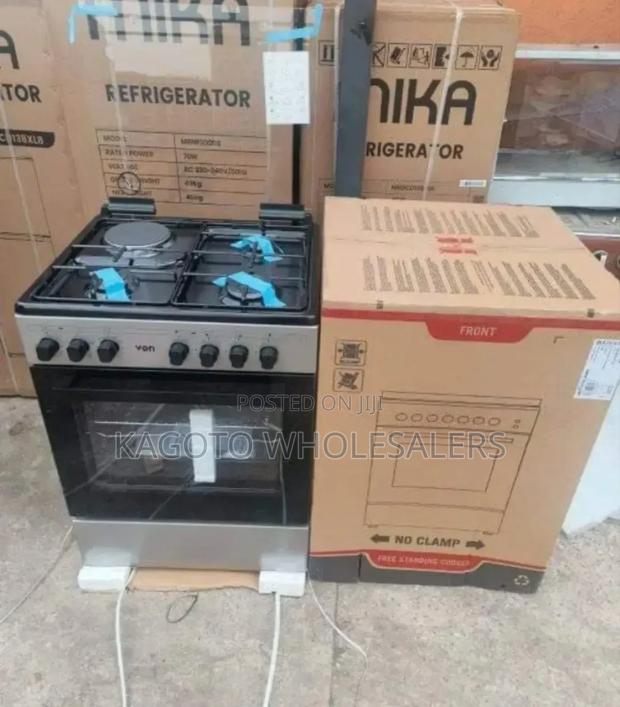 Stainless Steel Von 60 by 60 Standing Cooker