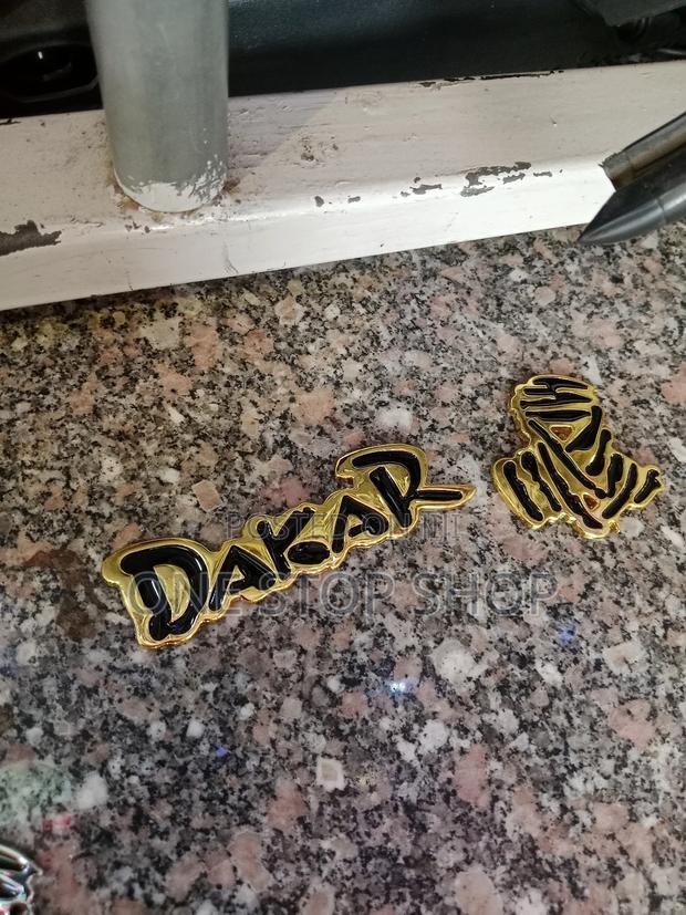 Dakar Gold Metal Emblem - main view