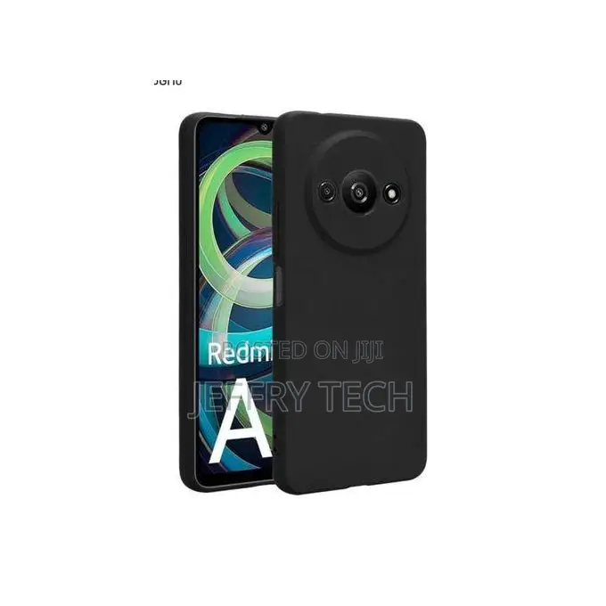 Xiaomi Redmi A3 Silicone Case Full Camera Protection Dark Bl