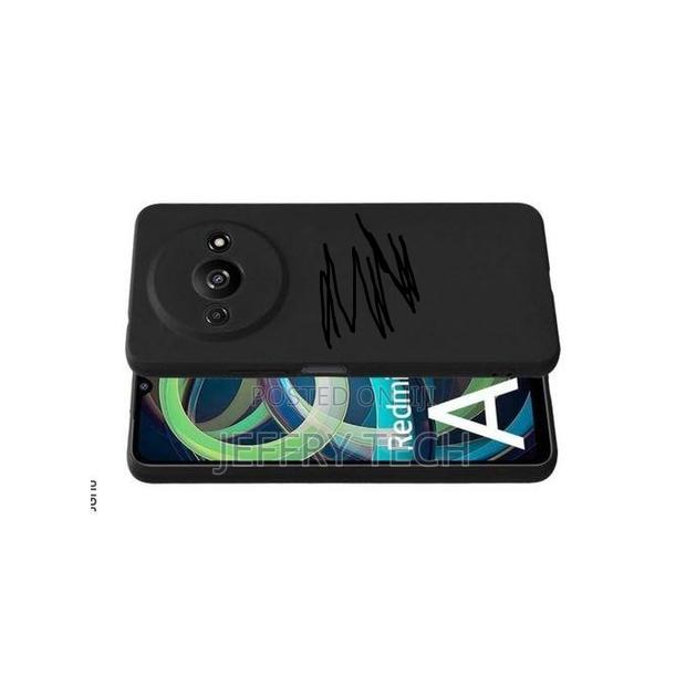 Xiaomi Redmi A3 Silicone Case Full Camera Protection Dark Bl - thumbnail 3