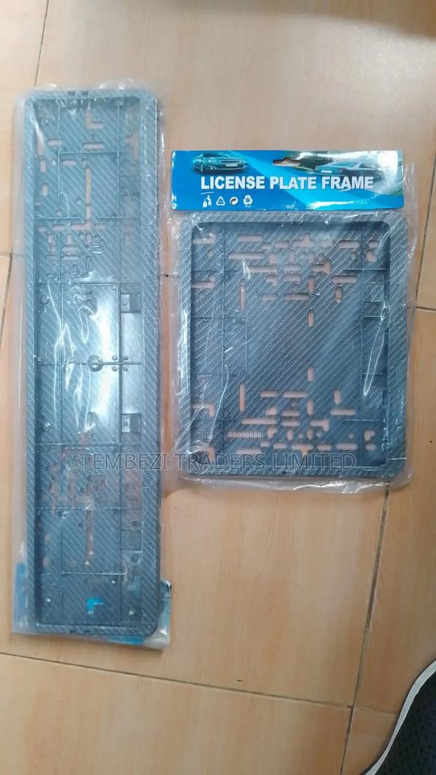 New Plastic Carbon Number Plate Holders - main view