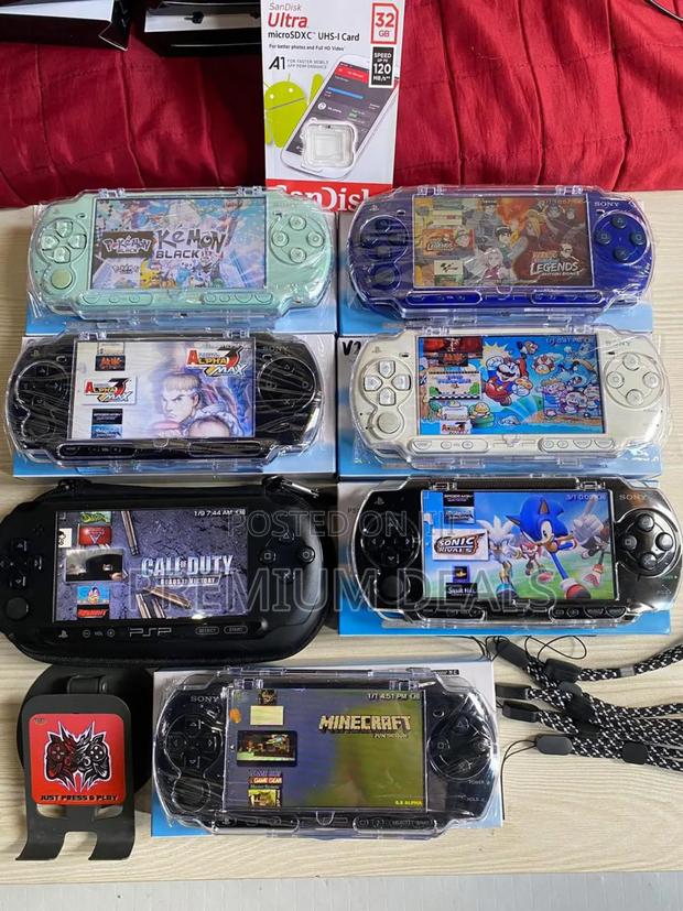 PSP Consoles With 10games Available