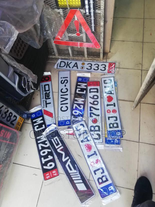Imported Decoration Number Plates - main view