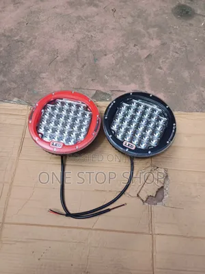 9inch Fog Lights Offroad Lights in Red or Black in Pairs