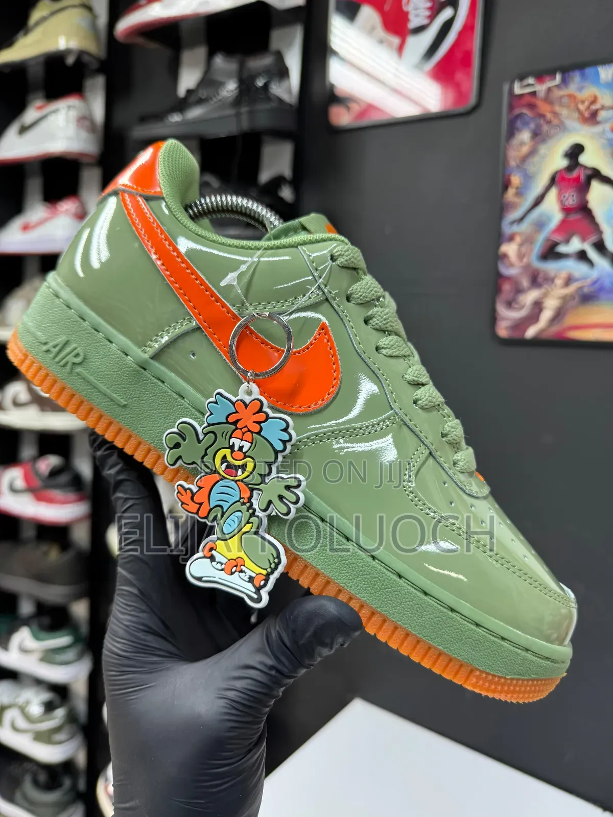 Nike Airforce 1 Premium Oil Green.