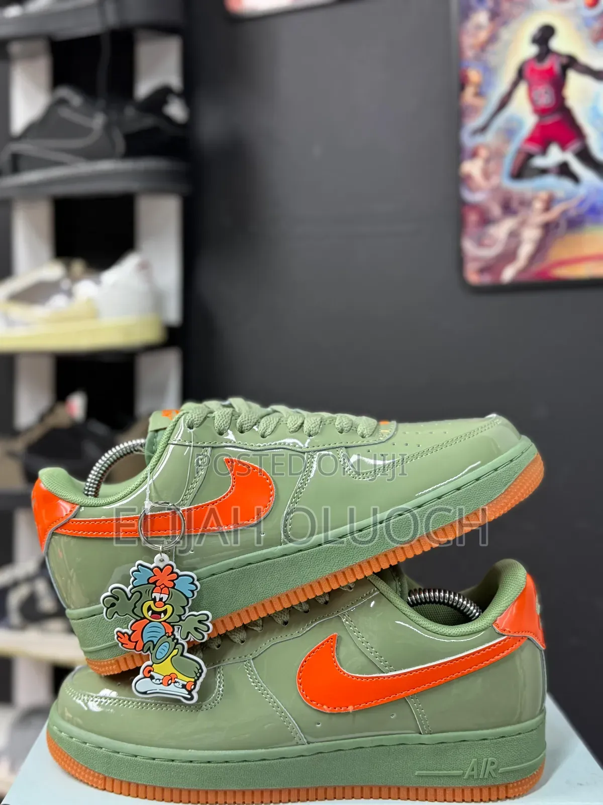 Nike Airforce 1 Premium Oil Green.