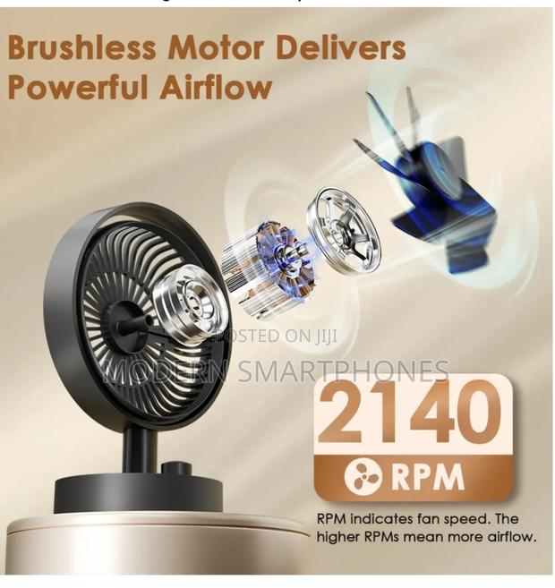 New Oraimo Portable Rechargable Table Fan - thumbnail 2