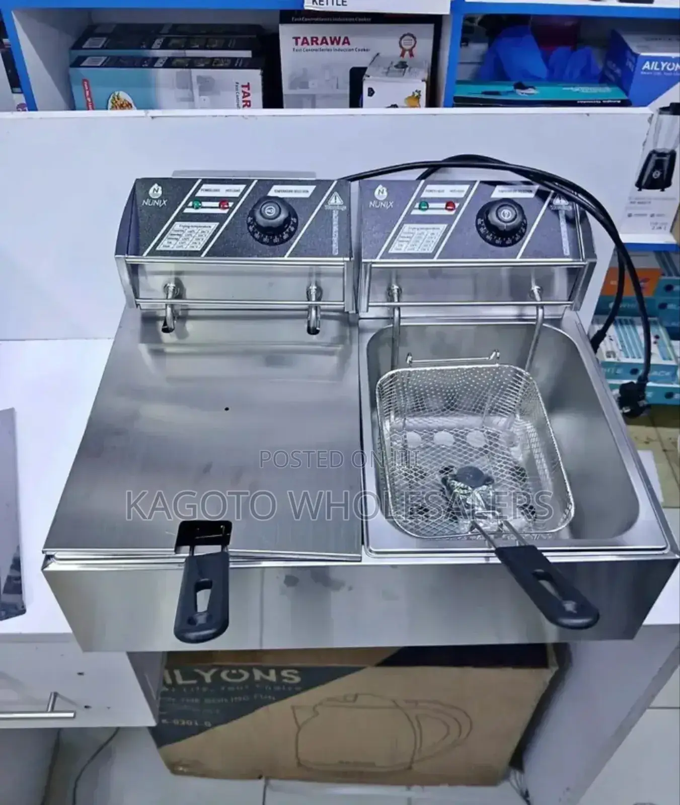 Nunix Frier With Lids 6 L + 6 L