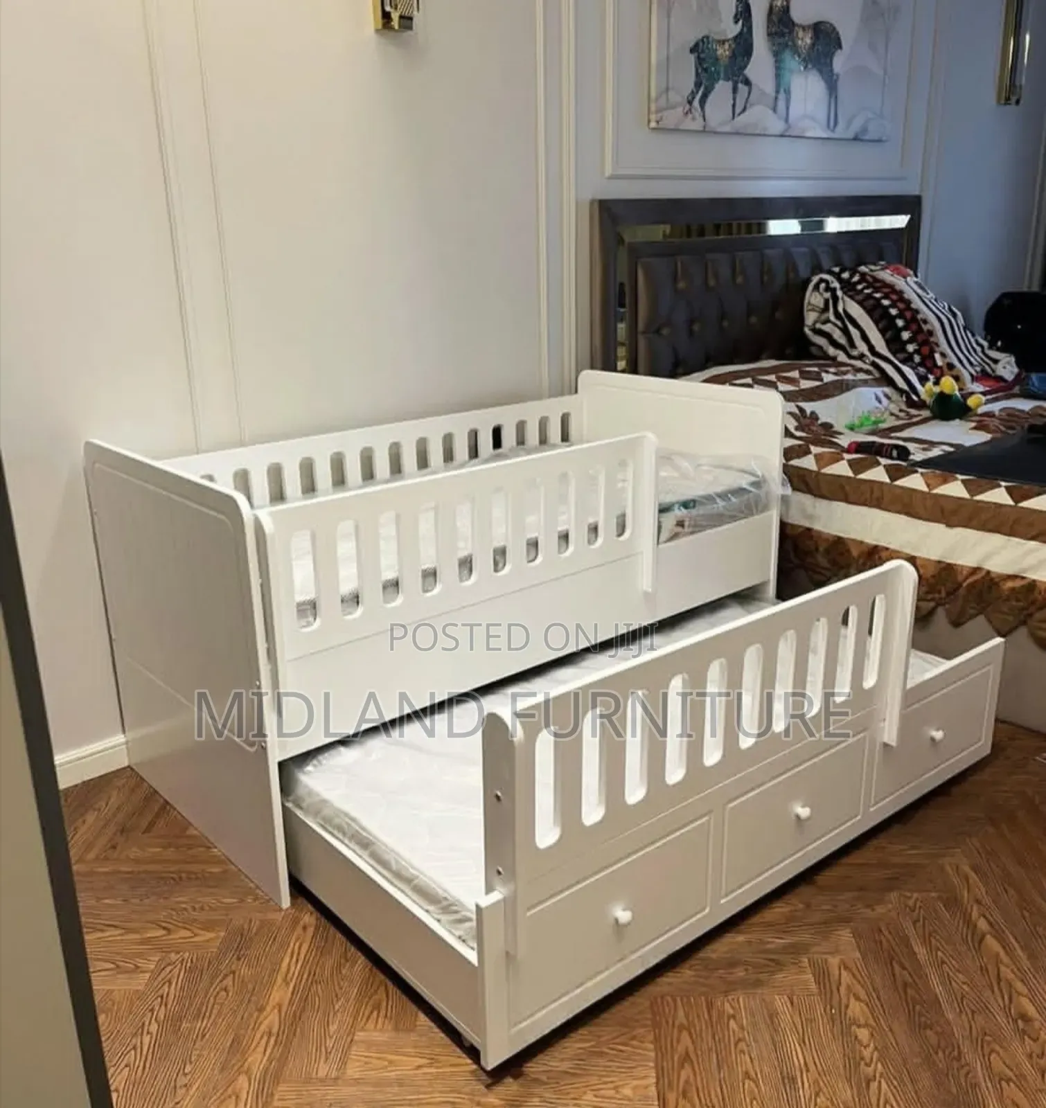 Children Double Beds 
/Kid Bed With Pullout / Trundle Bed
