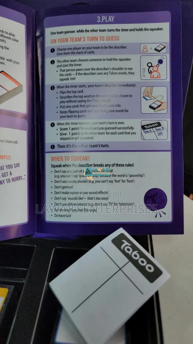 Taboo Board Game - main view