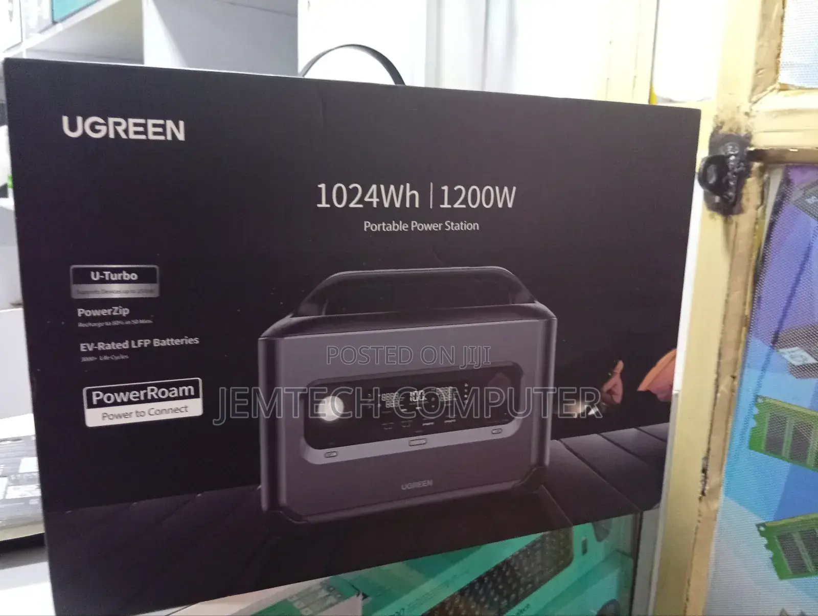 Ugreen Powerroam Portable Power Station 1024wh | 1200w Uk^