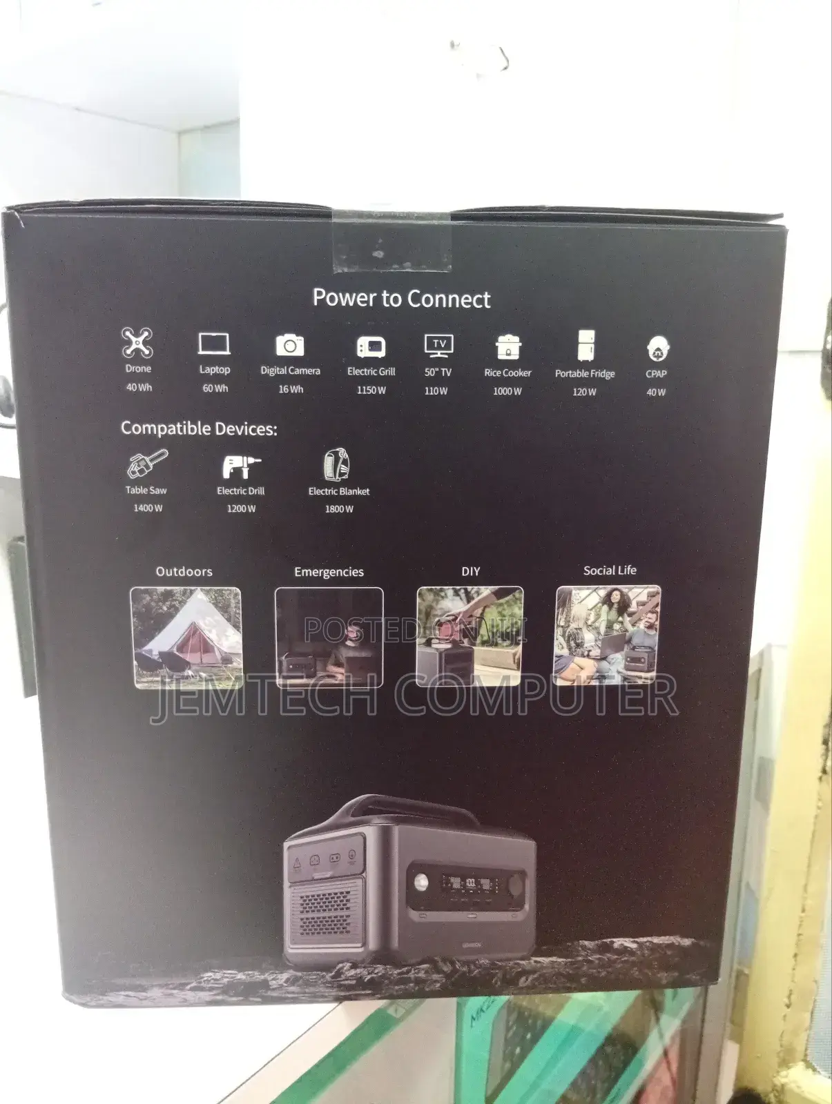 Ugreen Powerroam Portable Power Station 1024wh | 1200w Uk^